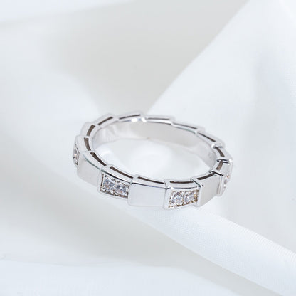 [AuraEcho]SERPENTI RING SILVER  3MM