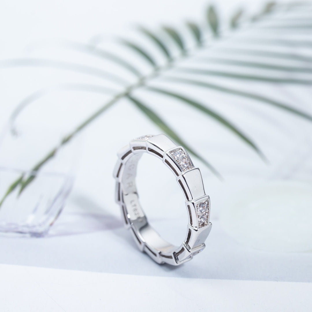 [AuraEcho]SERPENTI RING SILVER  3MM