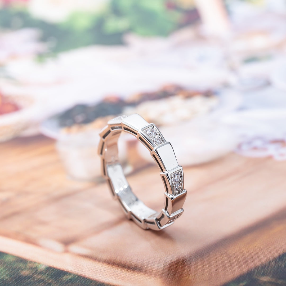 [AuraEcho]SERPENTI RING SILVER  3MM
