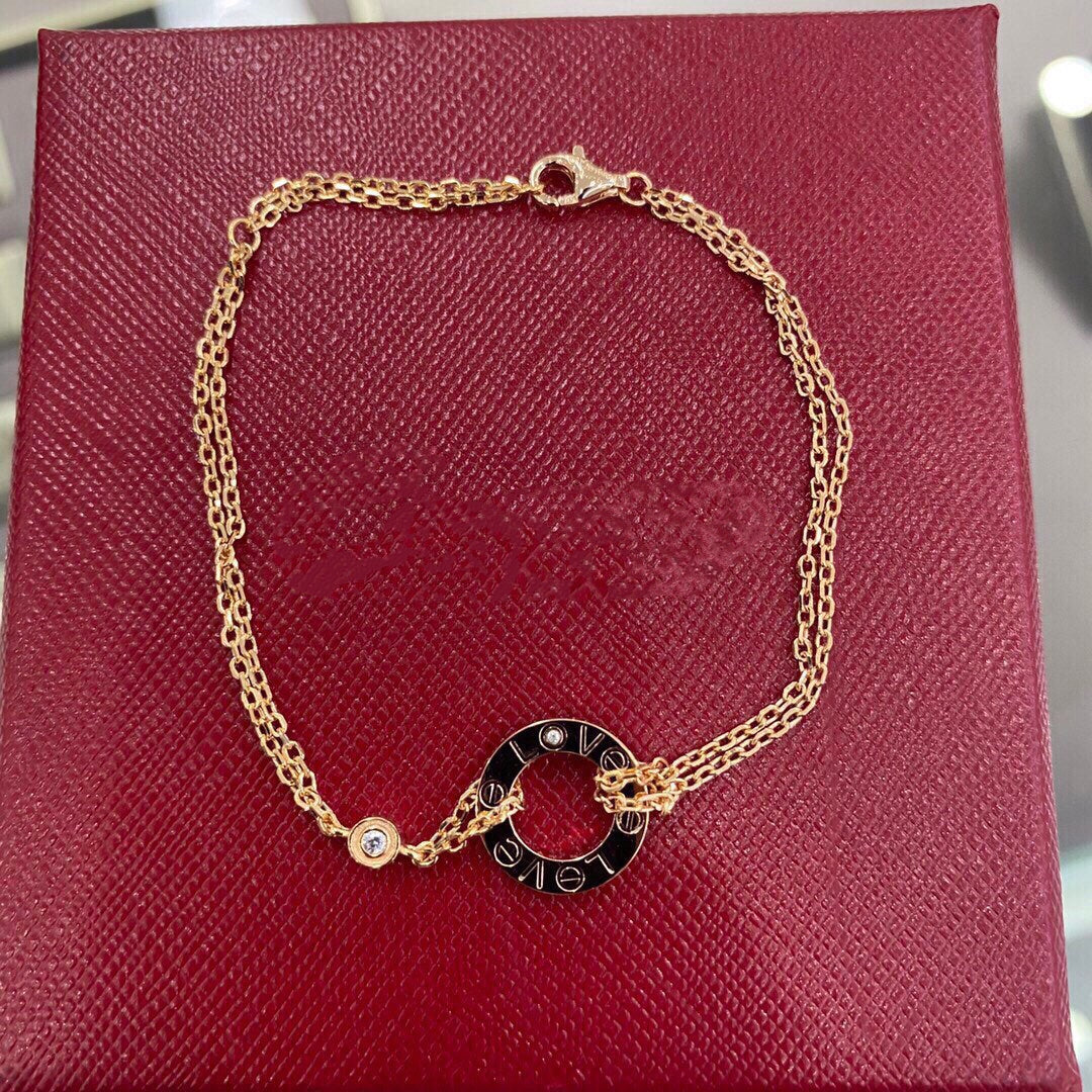 [AuraEcho]LOVE BRACELET 2 DIAMOND