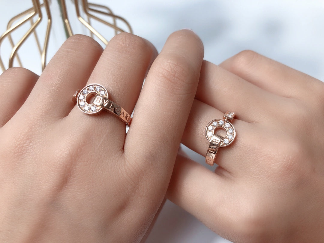 [AuraEcho]DREAM RING DIAMOND PINK GOLD
