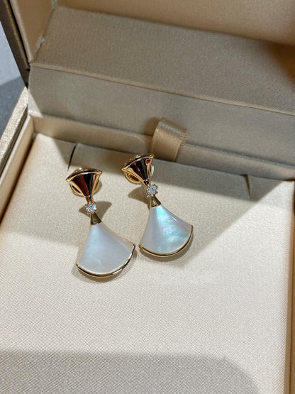 [AuraEcho]DREAM MOP 1 DIAMOND EARRINGS