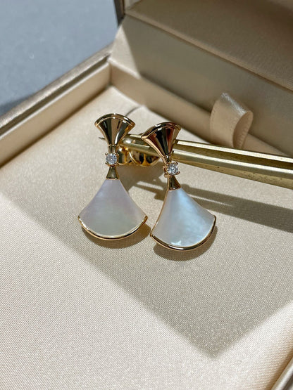 [AuraEcho]DREAM MOP 1 DIAMOND EARRINGS