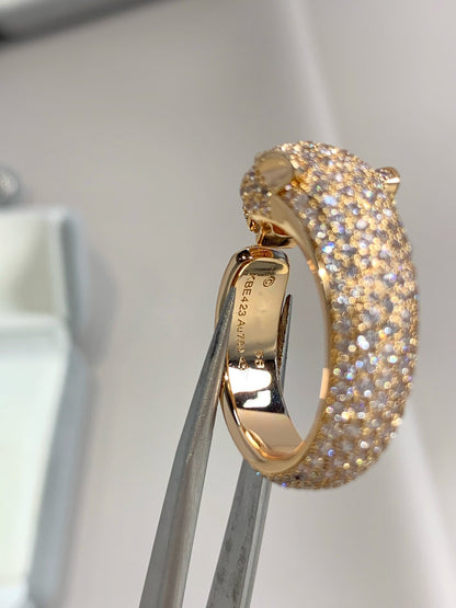 [AuraEcho]PANTHERE PINK GOLD DIAMOND RING