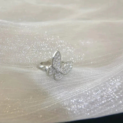[AuraEcho]BUTTERFLY DIAMOND RING