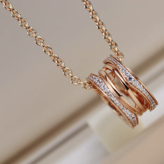 [AuraEcho]ZERO 1 PINK GOLD NECKLACE