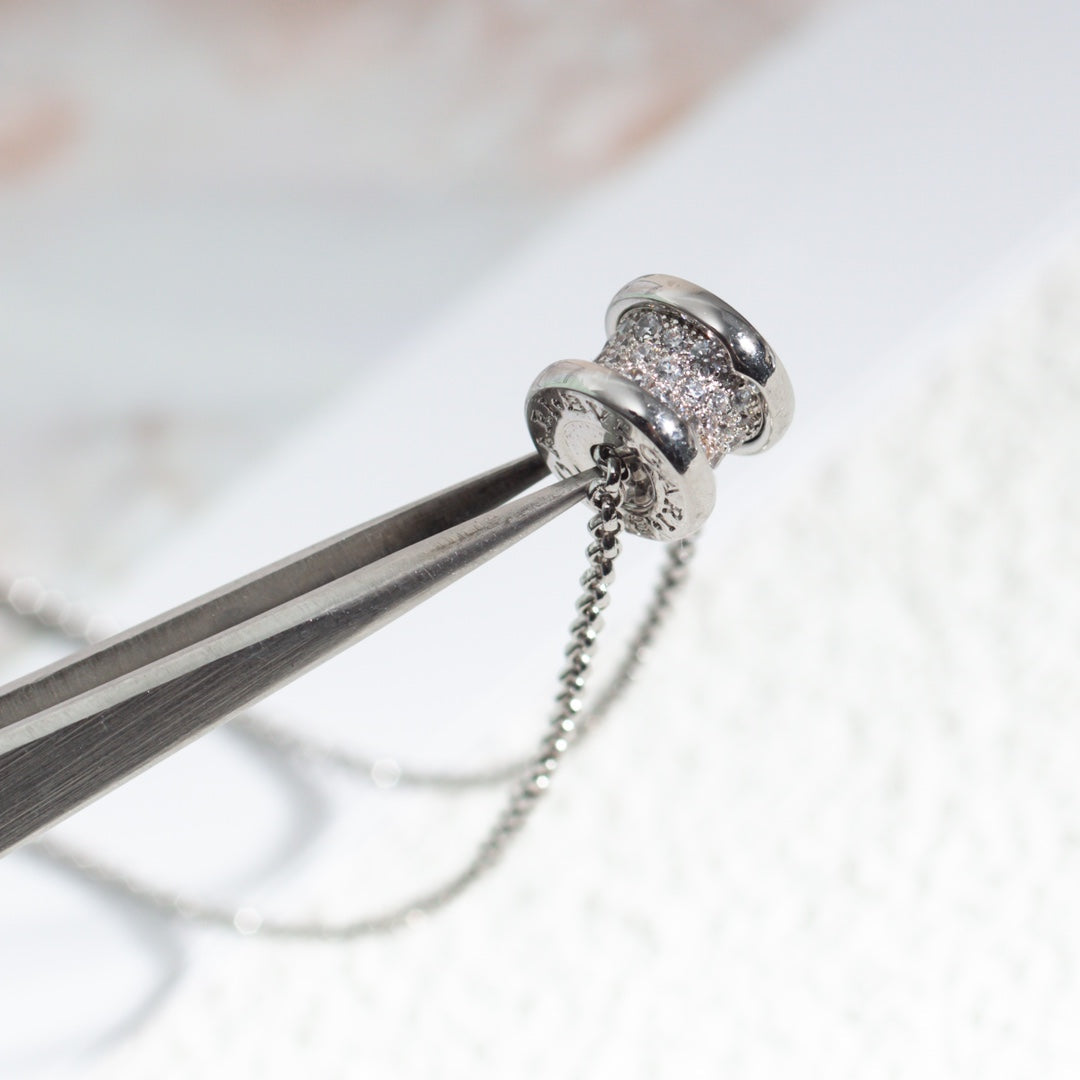 [AuraEcho]ZERO 1 SILVER DIAMOND NECKLACE