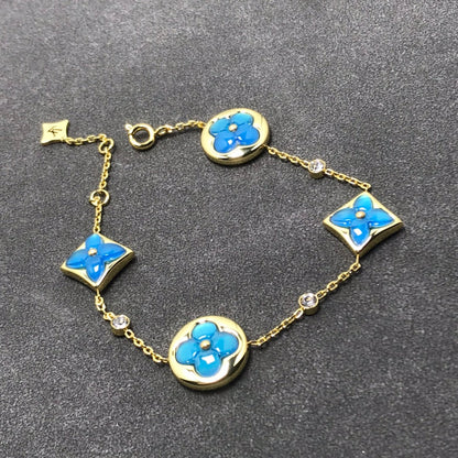 [AuraEcho]STAR AND SUN TURQUOISE 4 MOTIFS 3 DIAMONDS