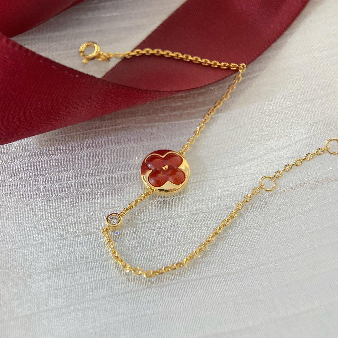 [AuraEcho]SUN PEDANT CARNELIAN BRACELET