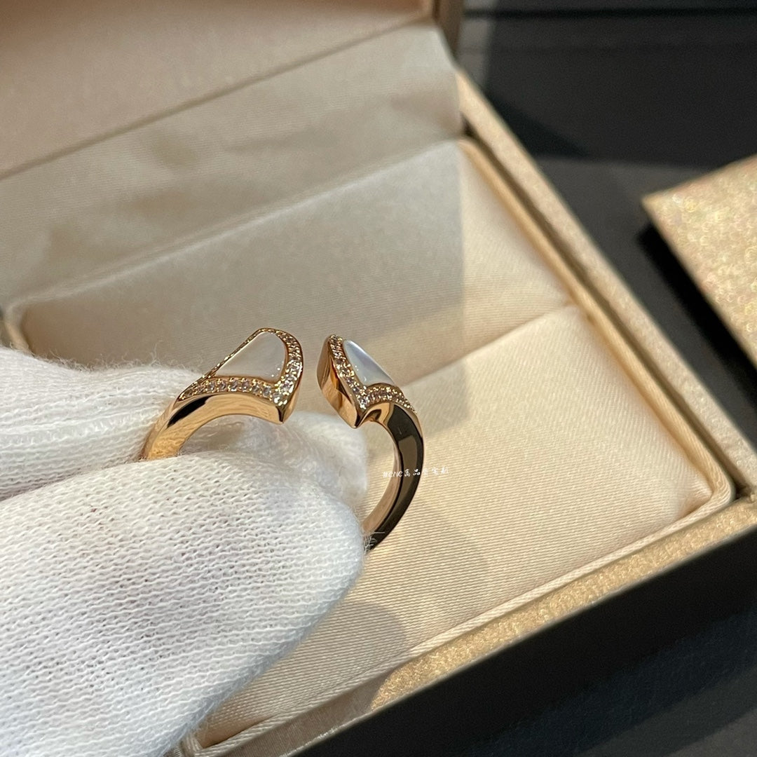 [AuraEcho]DREAM MOP DIAMOND OPEN RING