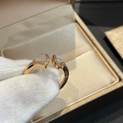 [AuraEcho]DREAM MOP DIAMOND OPEN RING