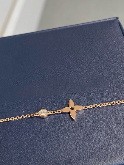 [AuraEcho]STAR DIAMOND PINK GOLD BRACELET