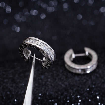 [AuraEcho]ZERO 1 MINI SILVER DIAMOND EARRINGS