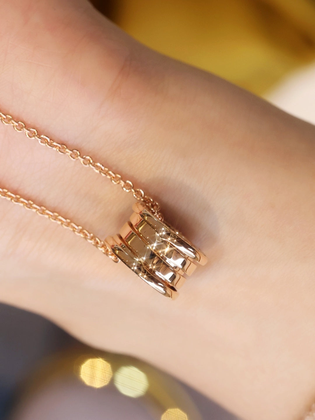 [AuraEcho]ZERO 1 PINK GOLD NECKLACE