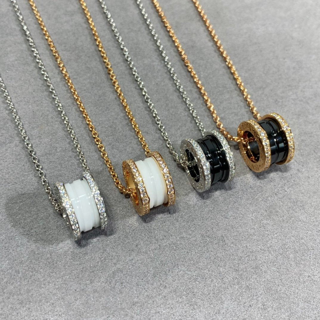 [AuraEcho]ZERO 1 DIAMOND CERAMIC NECKLACE