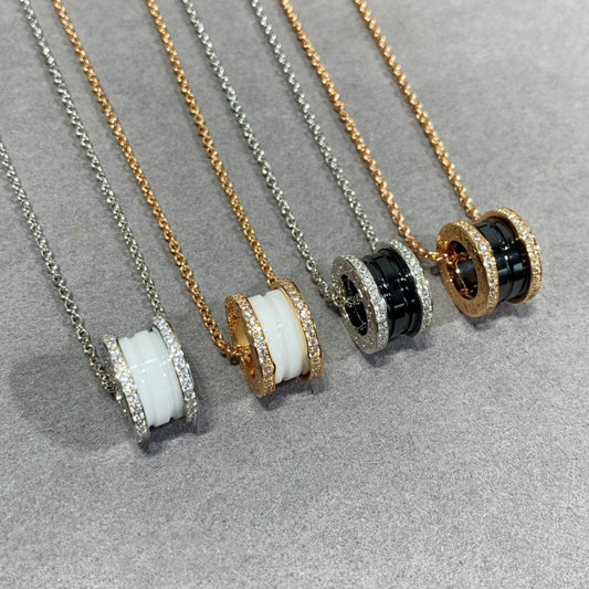 [AuraEcho]ZERO 1 DIAMOND CERAMIC NECKLACE