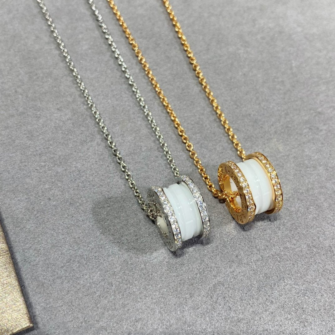 [AuraEcho]ZERO 1 DIAMOND CERAMIC NECKLACE