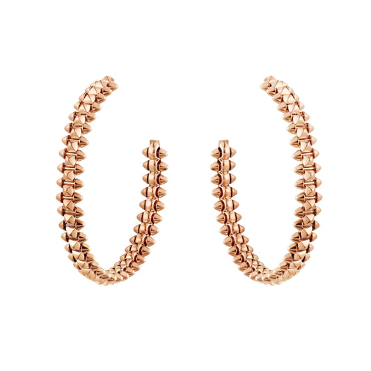 [AuraEcho]CLASH LARGE HOOP EARRINGS