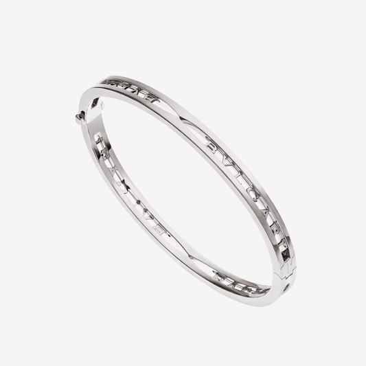 [AuraEcho]ZERO 1 SPIRAL LOGO SILVER BRACELET