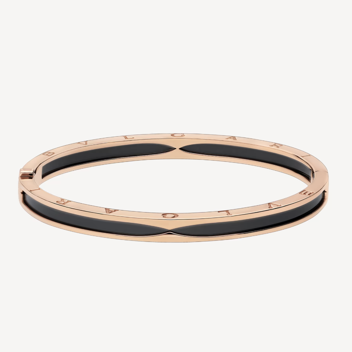 [AuraEcho]ZERO 1 PINK GOLD WITH BLACK CERAMIC BRACELET