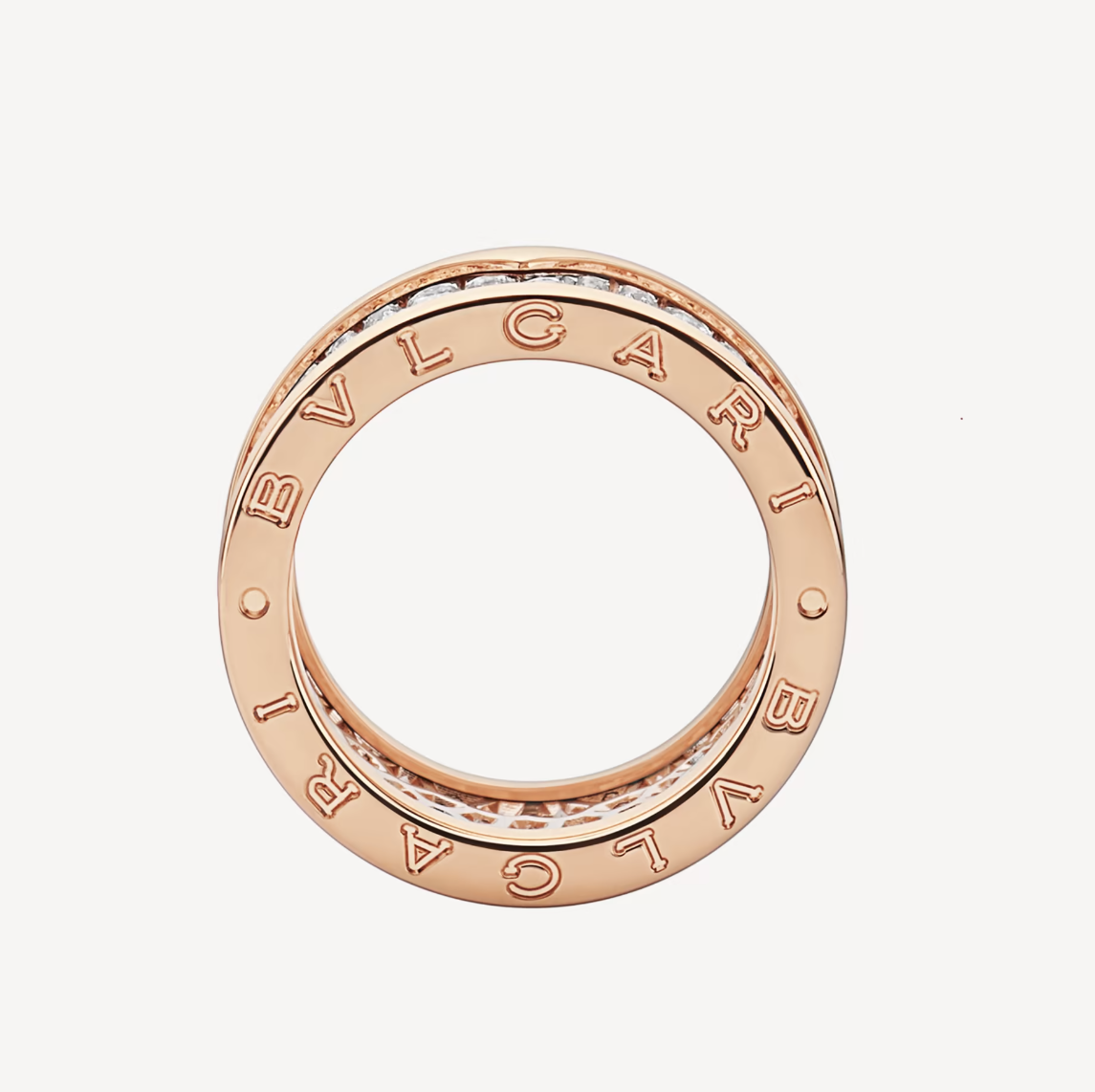 [AuraEcho]ZERO 1 WITH PAVED DIAMONDS ON THE SPIRAL RING