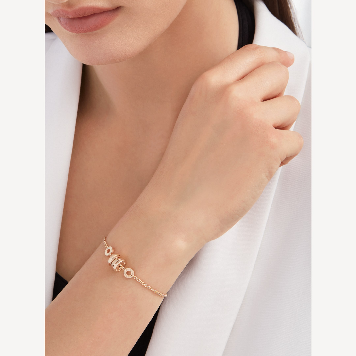 [AuraEcho]ZERO 1 SOFT PINK GOLD BRACELET