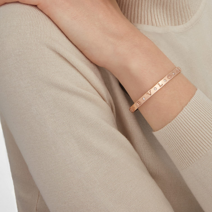 [AuraEcho]ZERO 1 PINK GOLD 12 DIAMONDS BRACELET