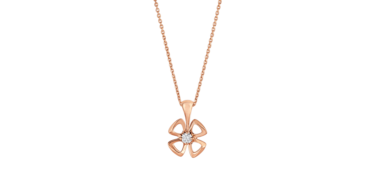 [AuraEcho]FIOREVER NECKLACE DIAMOND CENTER