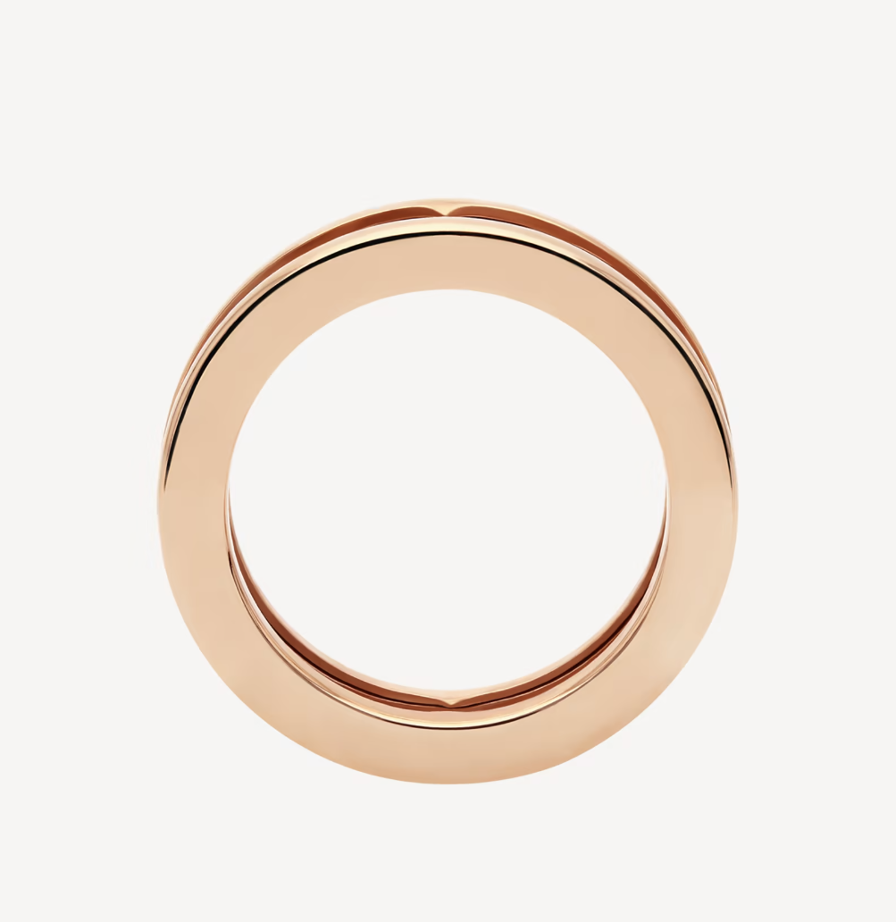 [AuraEcho]ZERO 1 ONE-BAND WITH OPENWORK LOGO SPIRAL RING