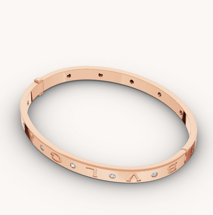 [AuraEcho]ZERO 1 PINK GOLD 12 DIAMONDS BRACELET