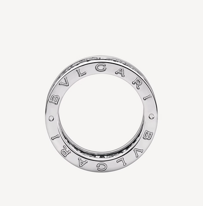 [AuraEcho]ZERO 1 WITH PAVED DIAMONDS ON THE SPIRAL RING