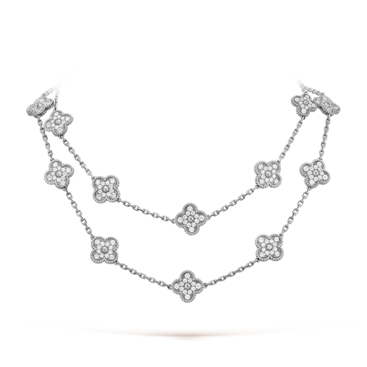[AuraEcho]CLOVER 20 MOTIFS DIAMOND SILVER