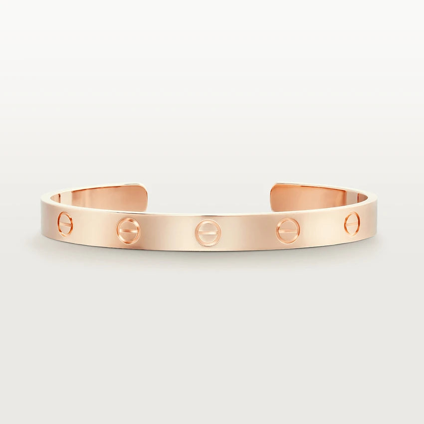 [AuraEcho]LOVE BRACELET 6.1MM OPEN CUFF