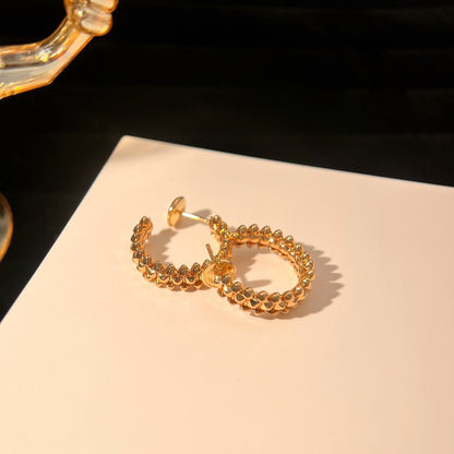 [AuraEcho]CLASH SMALL HOOP EARRINGS