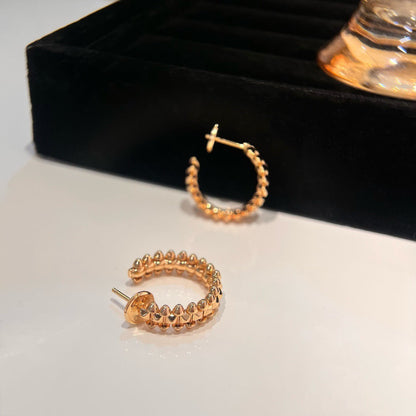 [AuraEcho]CLASH SMALL HOOP EARRINGS
