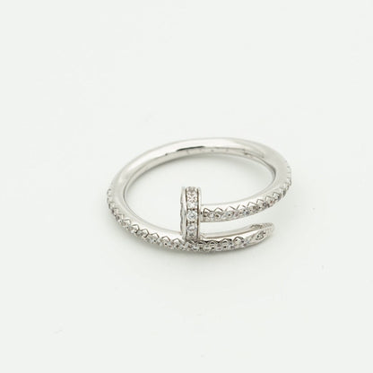 [AuraEcho]JUSTE RING 1.8MM SILVER DIAMONDS