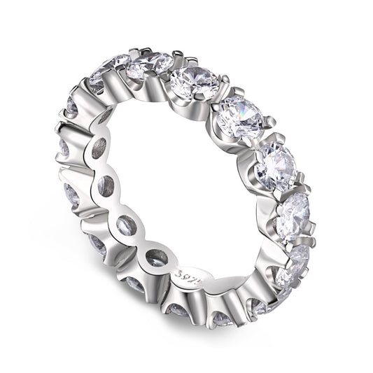 [AuraEcho]Eternity Round Cut Tennis Ring
