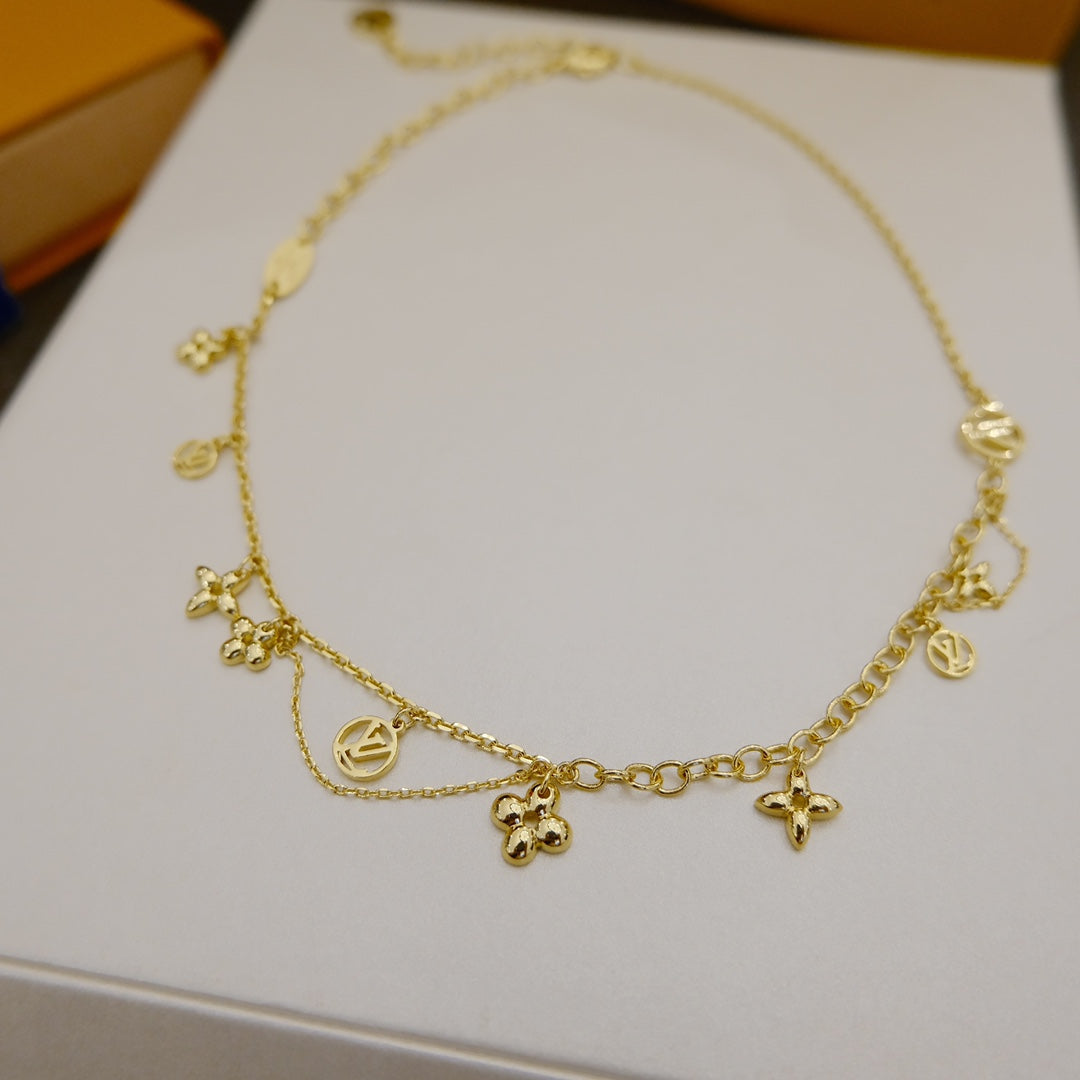 [AuraEcho]AuraEchoING SUPPLE NECKLACE BRASS