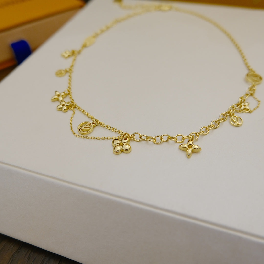 [AuraEcho]AuraEchoING SUPPLE NECKLACE BRASS