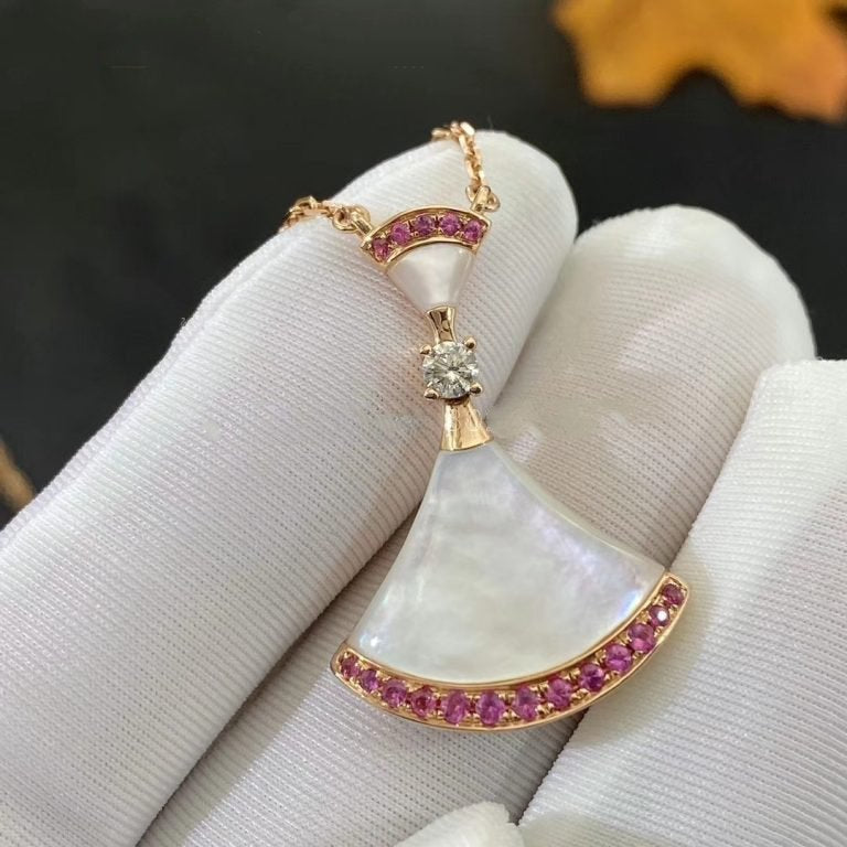 [AuraEcho]DREAM NECKLACE MOP PINK DIAMOND