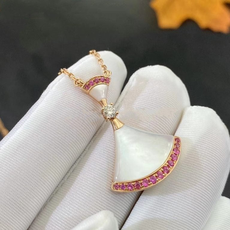 [AuraEcho]DREAM NECKLACE MOP PINK DIAMOND