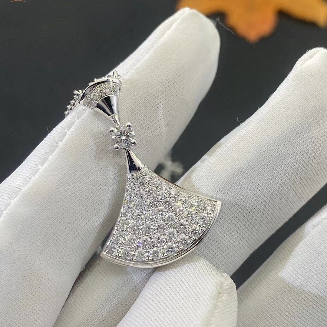 [AuraEcho]DREAM NECKLACE SILVER FULL DIAMOND