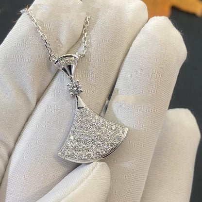 [AuraEcho]DREAM NECKLACE SILVER FULL DIAMOND