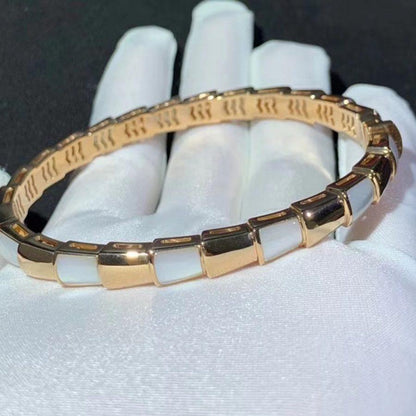 [AuraEcho]SERPENTI BRACELET PINK GOLD MOP