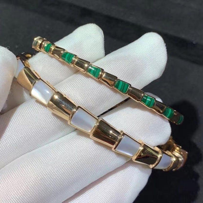 [AuraEcho]SERPENTI BRACELET PINK GOLD MOP