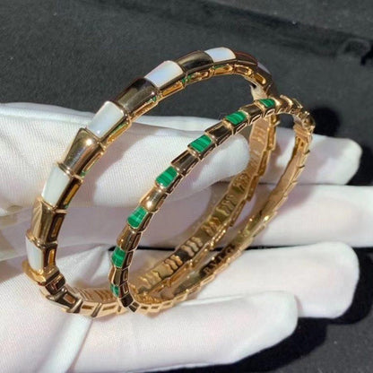 [AuraEcho]SERPENTI BRACELET PINK GOLD MOP