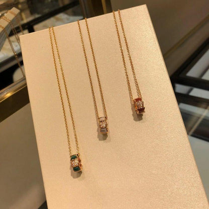 [AuraEcho]SERPENTI PEDANT DIAMOND NECKLACE