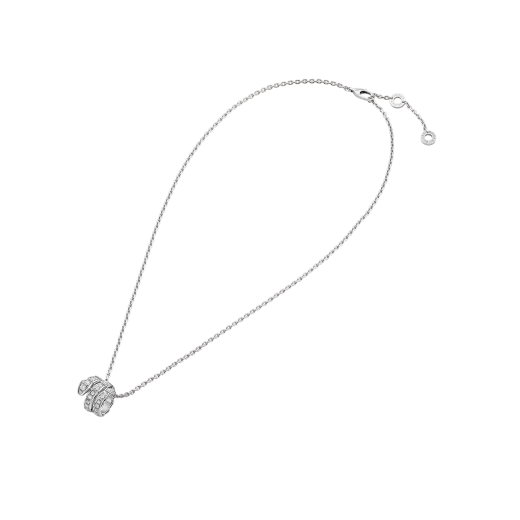[AuraEcho]SERPENTI  NECKLACE DOUBLE RING DIAMOND