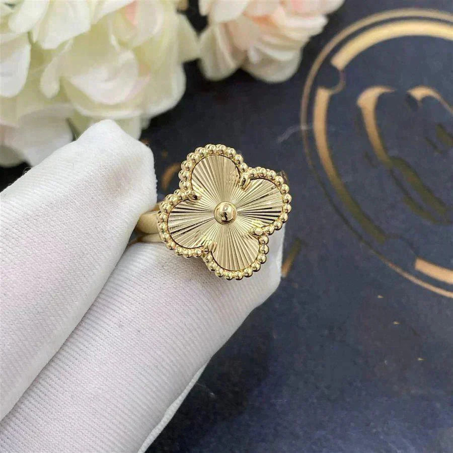 [AuraEcho]CLOVER GOLD RING