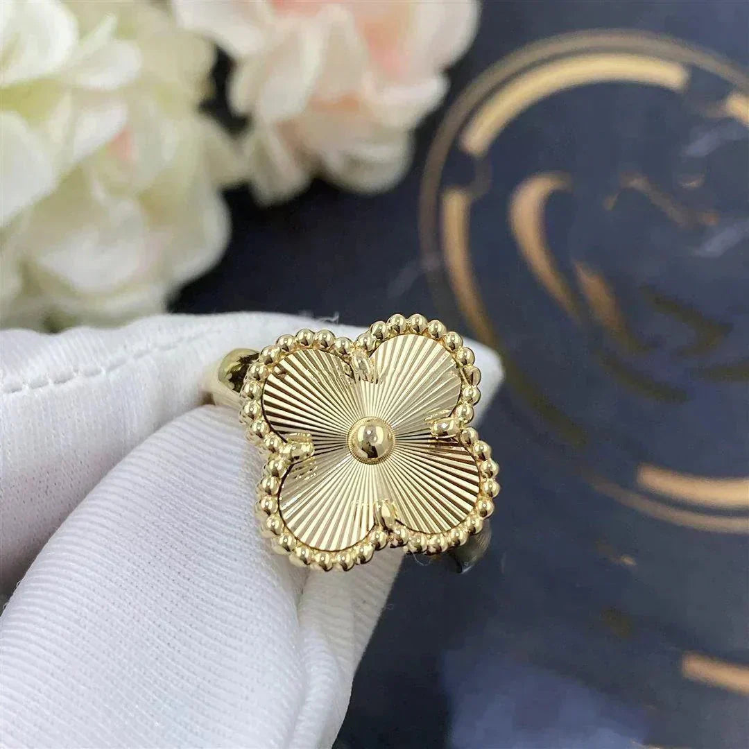 [AuraEcho]CLOVER GOLD RING